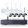 4CH CCTV Wireless 720P NVR DVR 1MP IR Outdoor P2P Wifi IP Security Camera Video Surveillance