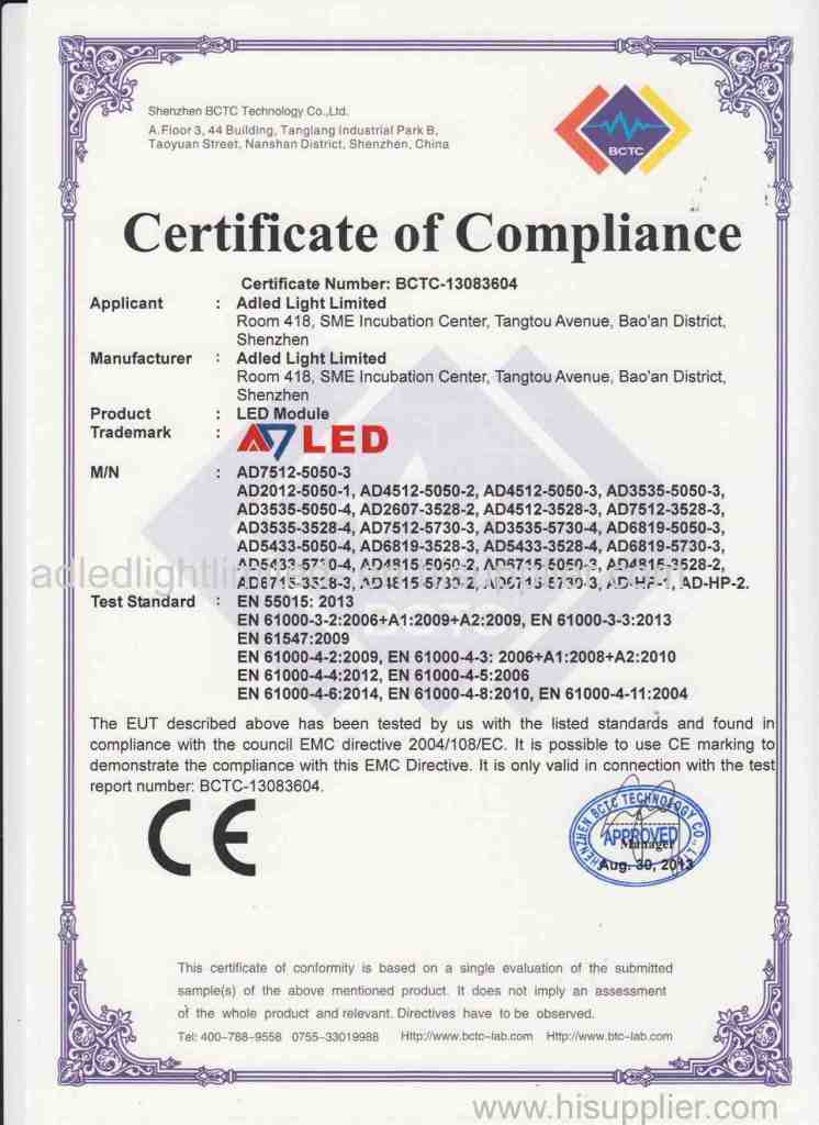 led module CE