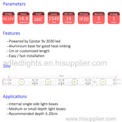 Good price led module non waterproof 3030 Backlight led module for double-side light box