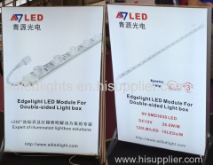 High power Waterproof 3030 18led/m edgelight led module light for 8-25cm light box