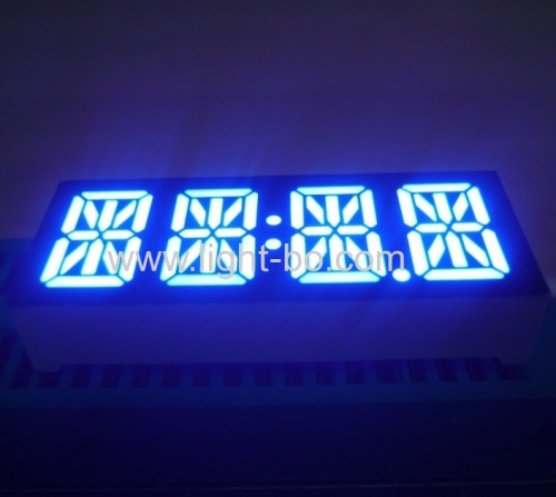 anodo comune con display a led a 14 segmenti a quattro cifre personalizzato da 0,47" blu ultra luminoso per il controllo del microonde