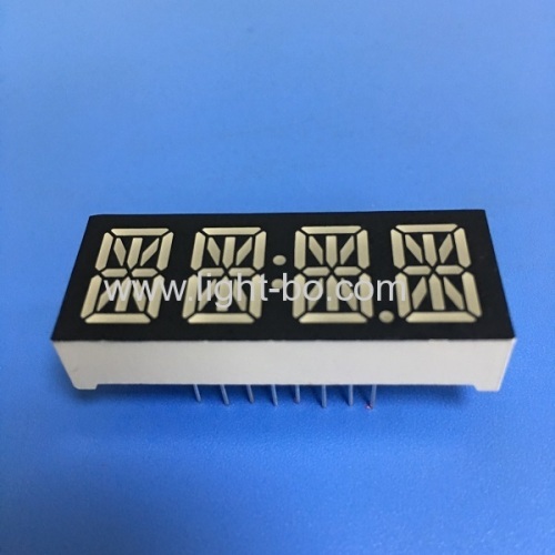 Ultra bright blue customized 0.47 Four Digit 14 segment LED Display common anode for microwave control