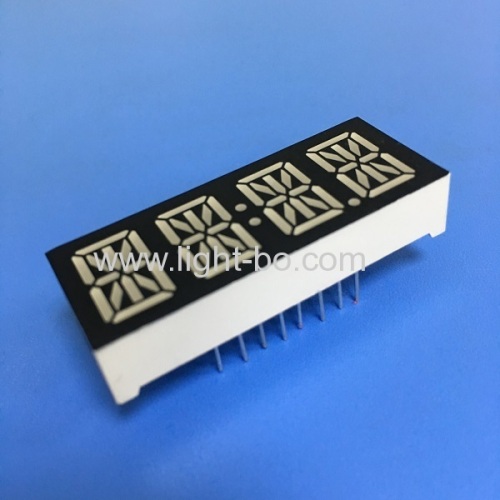 Ultra bright blue customized 0.47 Four Digit 14 segment LED Display common anode for microwave control