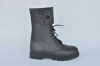 Men Genuine Leather Black Army Boots Military Combat Boots