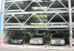 Four storey automatic parking garage