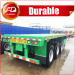 3 Axles Container Flat bed trailer flatbed truck trailer