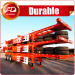 40ft skeleton semi trailer 3 axles skeletal semi trailer skeleton container made in China