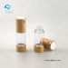 ABS plastic airless bottle with bamboo cover airless pump bottle