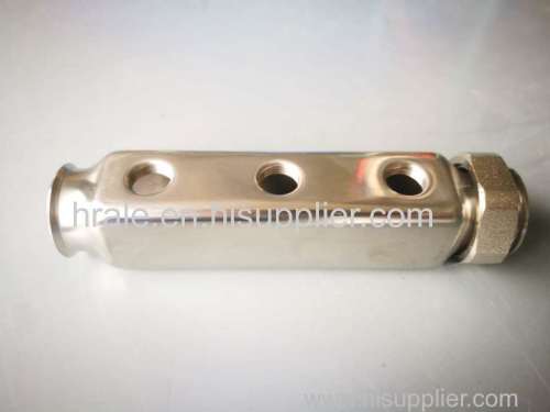 stainless steel manifold with 1-1/4" nut