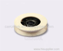 Ceramic bear roller guide pully