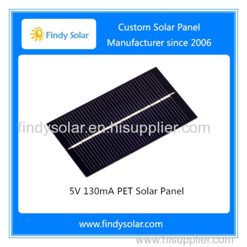 5V Small Solar Panel 130mA PET Laminated PV Panel