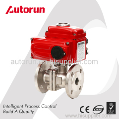 SUS FLANGED BALL VALVE WITH ELECTRIC ACTUATOR