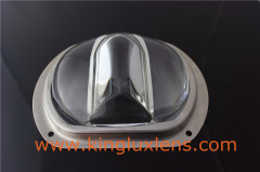 High Transmittance 107mm Asymmetric Led Glass lens for tunnel light