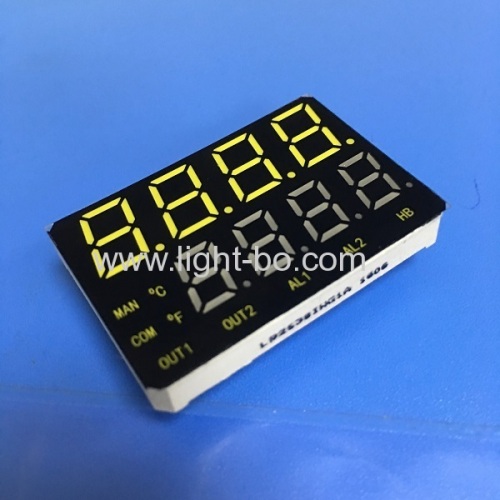 Custom Design Ultra white and Pure Green 8 Digits seven segment led display for temperature indicator