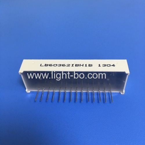 Ultra bright blue 0.36 inch 6 digit common anode seven segment led display