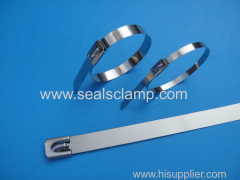 Naked stainless steel cable ties