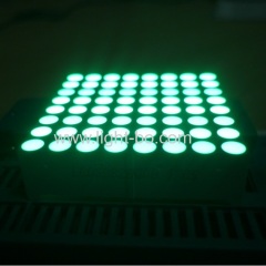 1.5inch чистый зеленый 3.7mm 8 x 8 матричный светодиодный дисплей ряд анодной колонки катод для движущихся знаков