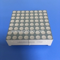 1.5inch Pure Green 3.7mm 8 x 8 dot matrix led display row anode column cathode for moving signs