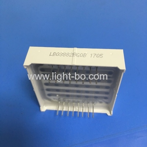 1.5inch Pure Green 3.7mm 8 x 8 dot matrix led display row anode column cathode for moving signs