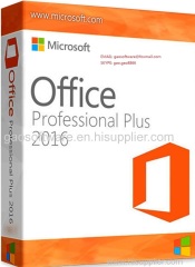 office 2016 professional pkc fpp oem retail key license lable original new software