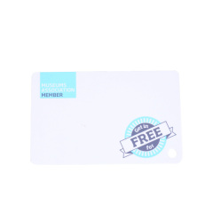 Matte finish 13.56mhz PET or ABS rfid parking card with offset printing