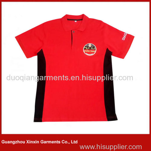 Custom Made Men's High Quality Cotton Red Polo T Shirts