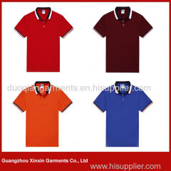 Custom Made Men's High Quality Cotton Red Polo T Shirts