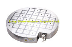 Electronic permanent magnetic chuck for five axis machining center