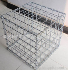 Erosion Controll Stone Cage Galvanized / PVC Coated Hexagonal / Weld Gabion Box Basket