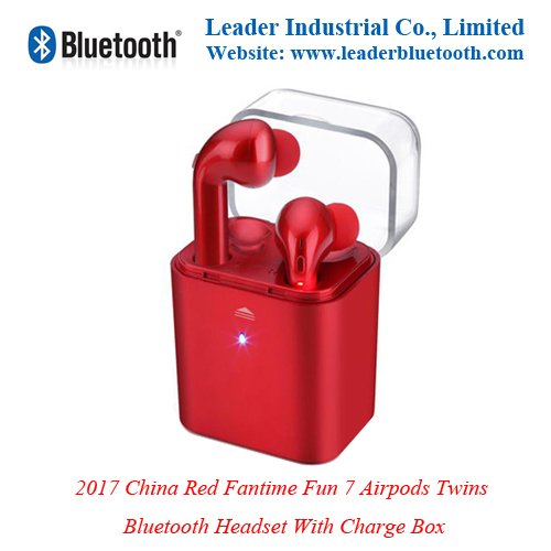 Fantime Fun 7 Airpods Twins Bluetooth Headset Charge Case by Leader Industrial Co Limited ( leaderbluetooth )