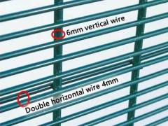 Double Wire Fence Double Horizontal Wire Fencing system