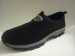 Mesh clip on casual mens shoes black