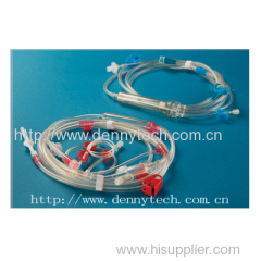 Hemodialysis blood line set