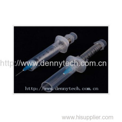 Disposable medical safety syringe