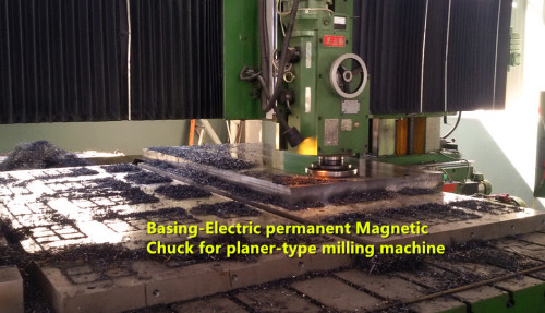 Electro permanent magnetic chuck for horizontal & vertical milling machine