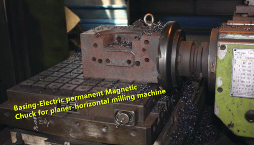 Electro permanent magnetic chuck for horizontal & vertical milling machine
