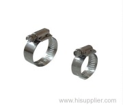 Stainless Steel Clamp adjusts over wide range.