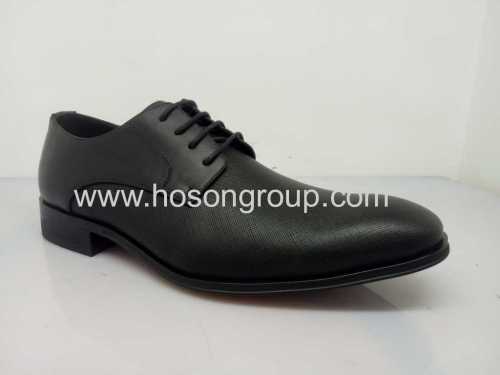 Mens striped tie up office shoes