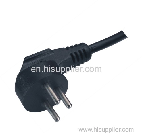 Israeli Power cord 3 pins Plug