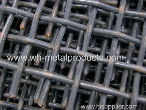 black steel wire screen/spring steel wire screen/manganese steel wire screen