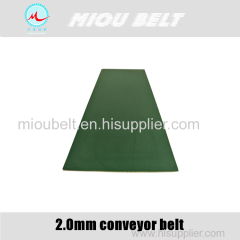 2.0MM Green pvc conveyor belt