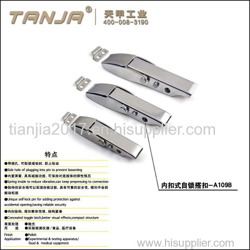 [TANJA] A109 Concealed toggle latch /spring loaded stainless steel latch with side hole