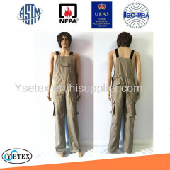 anti fire cotton overall