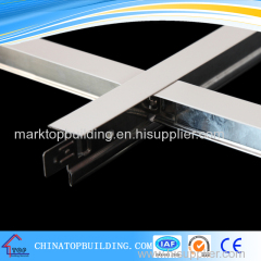 Flat White Paint Ceiling T Grid 32*24*0.3*3600mm for Ceiling Hanging Usage