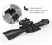 Tactical hunting rifle scope sight air gun case