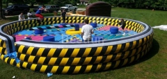 Inflatable Meltdown Zone battle field game