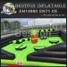 Inflatable mine sweeper wipeout game