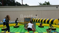 Inflatable Sweeper Meltdown Wipeout Eliminator Game