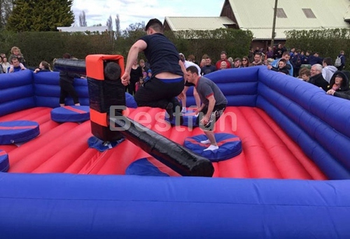 Jumping bar Wipeout Eliminator Inflatable Game