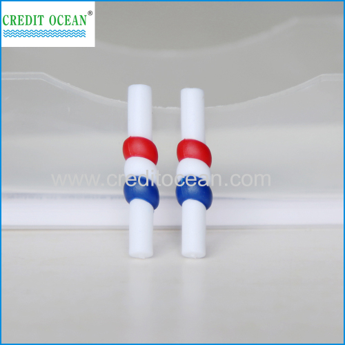 custom log colorful round silica gel shoelace tips